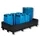 Opvangbak Hdpe 1870x1270x415mm V. 5x220l M. Poten Open 225l