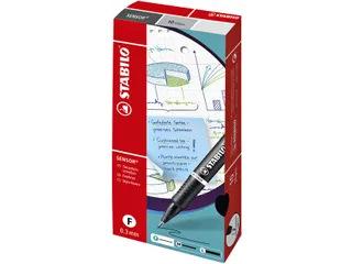 Fineliner STABILO Sensor 189/40 fijn rood - 8