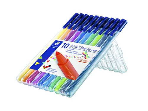 Kleurstift Staedtler 323 Triplus color à 10 stuks assorti