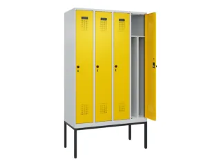 locker voor scheiding van kleding,HxBxD 2120x1200x500mm,4vak - 1