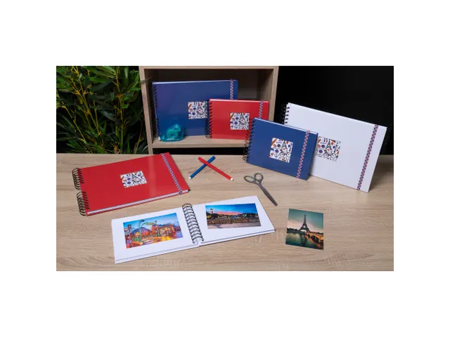 Fotoalbum Spiraal 50p 32 x22 French'Class Blauw