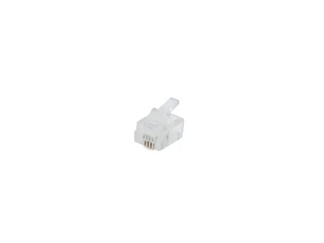 Modulaire Plug RJ11 6P4C, 50 ST. IN Blister