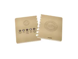 Schrift Adoc BIO A5 ruit 5x5mm 144 pagina's 90gr kraft