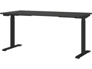 Elektrisch ihv bureau,HxBxD 720-1200x1600x800mm,blad grafiet - 1