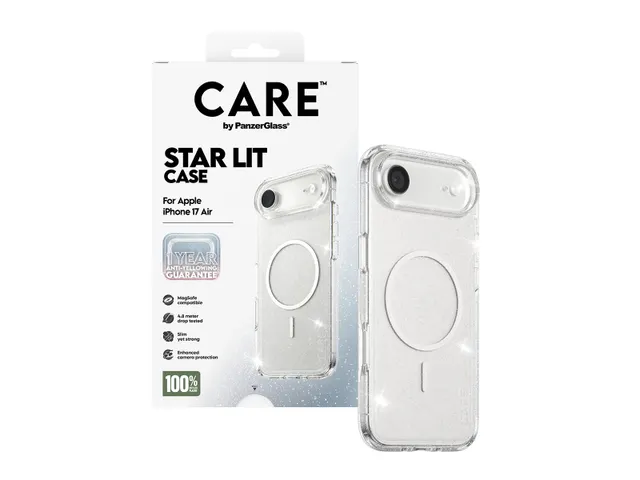 PanzerGlass CARE by Star Lit Case w. White MagSafe iPhone Air, H