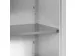 Stalen bodem,v. venster-schuifdeurkast,BxD 1600x500mm,draagverm. 70kg