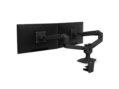 Monitorarm 2 Schermen Lx Dual Side-by-side Mat Zwart