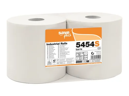 Industriepapier Celtex Save 2-laags wit 168 meter krimp a 2 rol