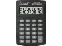 Calculator Rebell-HC208-BX zwart pocket