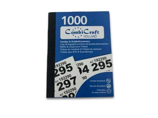 Nummerblok 1-1000 assorti 6 stuks - 3