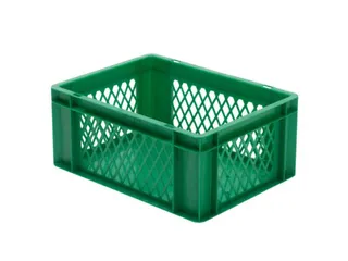 Euronorm-Stapelbak 15l H X L X B 175x400x300mm Groen - 1