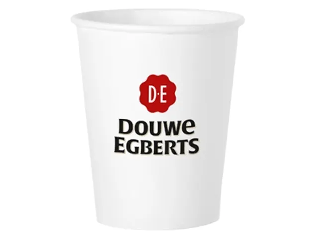 Beker karton Douwe Egberts 180ml zwart 100 stuks