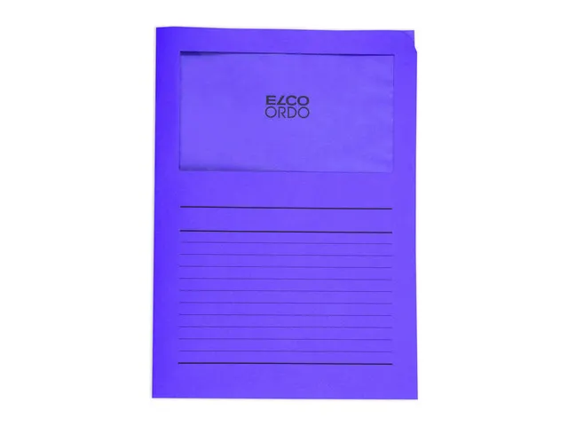 Map Elco Ordo Classico mvenst A4 120gr 220x310mm violet 100st verp1002