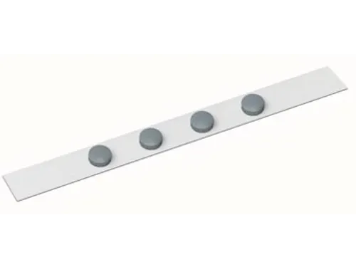 metaalstrip MAULstandard, ft 1 m, incl. 4 magneten