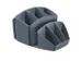 Pennenbak CEP Mineral 8-vaks plastic grijs