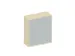 Schuifdeurkast 1150x1000x430mm Romp Esdoorn Decor Front Lichtgrijs