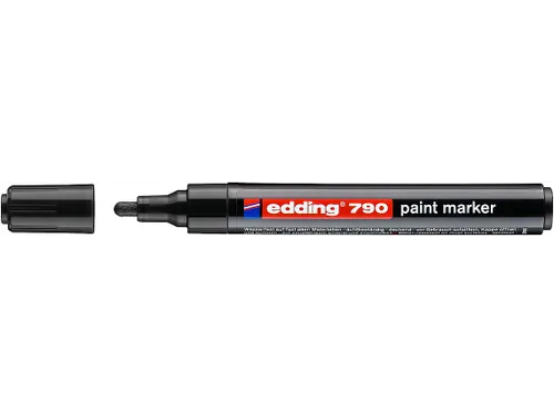 Paintmarker edding 790 alcoholbasis 2-3mm zwart