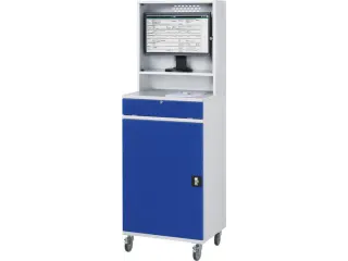 Computerkast 1895x 650x 520mm Verrijdbaar Uittreklade Voor Toetsenbord - 1
