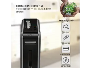 Fellowes Papiervernietiger 125i Stroken P-2 - 3