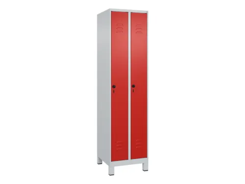 locker,HxBxD 1950x500x500mm,2vak,vak B 250mm,draaigrendel,voeten