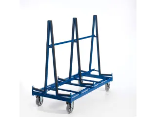 Platenwagen 1200kg Bxd 1600x800mm Dubbelzijdig Ral5010 - 6