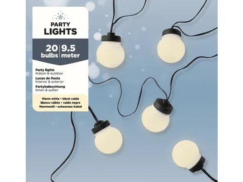 Partylight Lumineo led outdoor 20 bollen 950cm warm wit