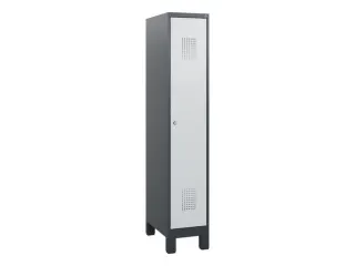 schoollocker,HxBxD 1630x300x500mm,1vak,vak B 300mm,cil.-slot,voeten - 2