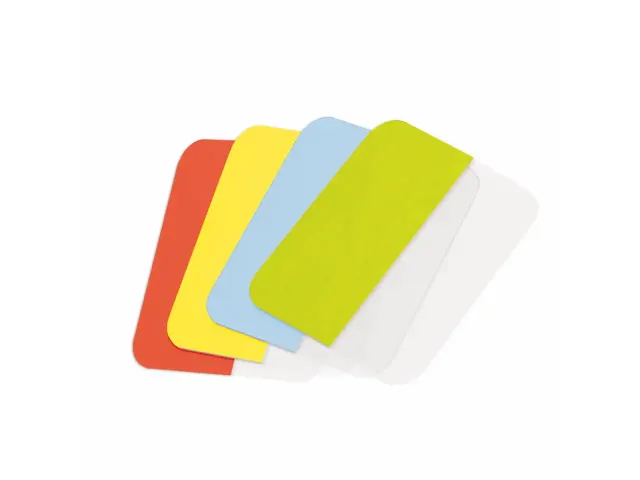 Indextabs Djois 12x40mm zelfklevend permanent assorti 48 stuks