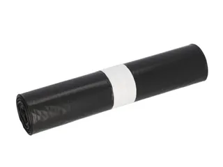 Afvalzak 60x80cm 60 Liter Grijs HDPE 25 Rol a 20 Stuks - 3