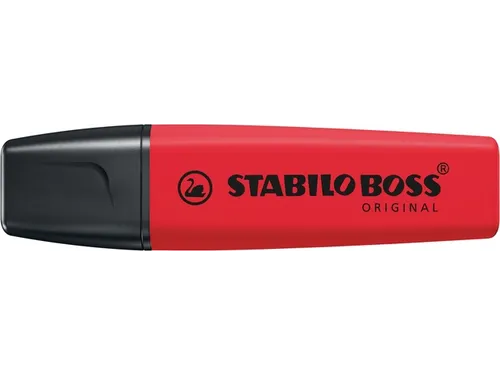 Markeerstift STABILO Boss 70/48 echt rood blister 1 stuk