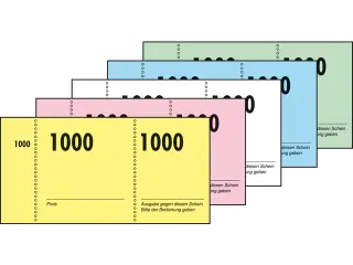 Nummerblok Sigel 10 blok a 100 vel 1 t/m 1000 Assorti - 4