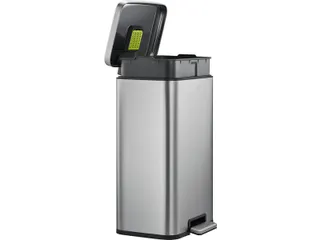 Madison pedaalemmer 50 Liter Zilver Mat RVS - 2