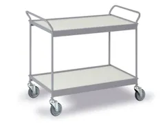 Universele Wagen 150kg Laadvl. Lxb 990x500mm 2 Etages Zilvergrijs