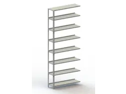 magazijnstelling,aanbouwveld,HxBxD 2500x1002x304mm,veldl. 800kg