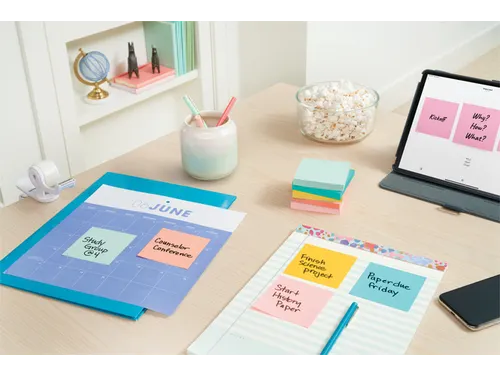 Memoblok 3M Post-it 654 76x76mm Beachside Colour