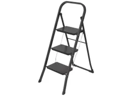 Huishoudtrap Metaal SL300 zwart 3 Treden