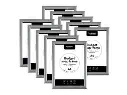Kliklijst Europel Budget A4 10 stuks zilver