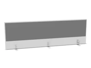 opzetpaneel,v. bureau,aanbouw achter,B 1800mm,Bl-wit,BN8078-grijs - 1