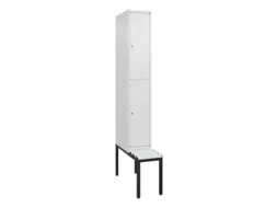 Dubbeldekse dekenkist,HxBxD 2120x300x815mm,1x2vak.,vak B 300mm