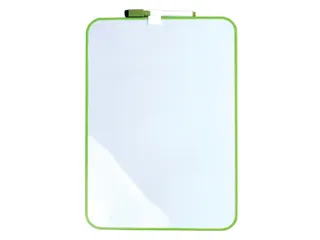 Whiteboard Desq 24x34cm + marker groen profiel - 1