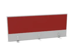 opzetpaneel bureau aanbouw achter MP-lichtgrijs BN4011-rood 1400mm