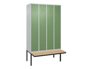 locker voor scheiding van kleding,HxBxD 2120x1200x815mm,4vak - 1