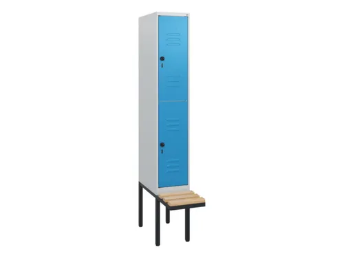Dubbeldekse dekenkist,HxBxD 1950x300x815mm,1x2vak.,vak B 300mm