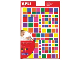 Verwijderbare Stickers Vierkant 756 Stuks Assorti - 1