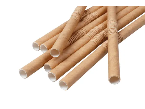 Drinkrietje IEZZY karton buigbaar Ø 6x240mm 100% fair 200 stuks bruin