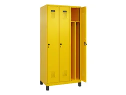 locker voor scheiding van kleding,HxBxD 1950x900x500mm,3vak