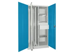 verticale kast,HxBxD 1950x1000x600mm,RAL7035,front RAL5012
