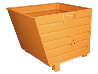 Kiepbak 1000x1500x1200mm 1.5m³ 140kg Draagverm. 2000kg Ral2000 - 1