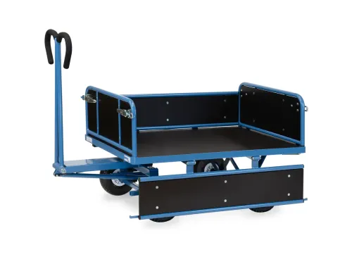 Handtrekwagen 6453P 450kg 1140x740mm hout polyurethaan wielen
