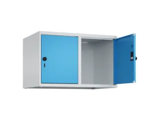 opzetkast,v. locker,2vak.,vak B 400mm,HxBxD 500x800x500mm,vleugeldeur - 2